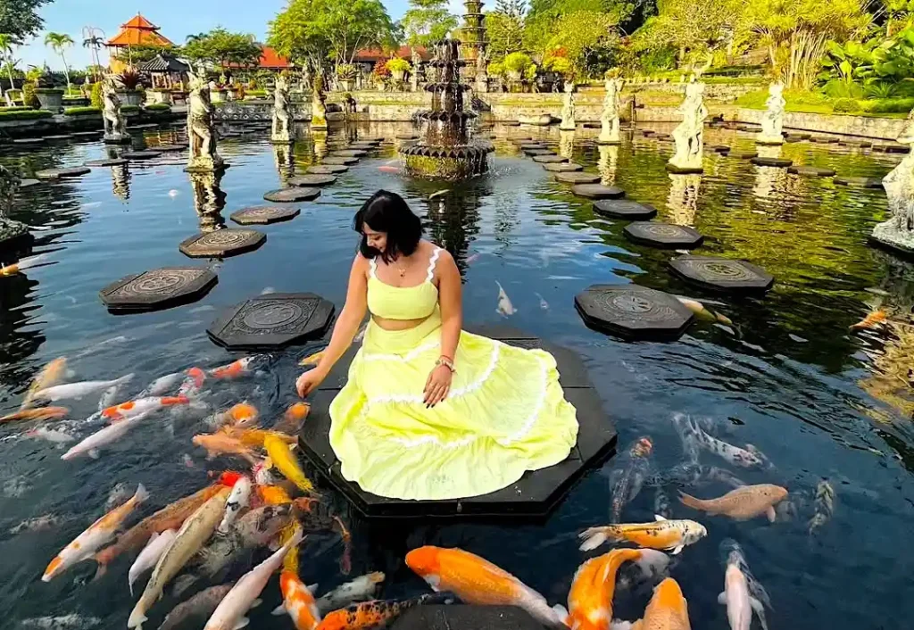 A Serene Moment at Tirta Gangga Palace